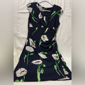 Catherine Malandrino Empire Waist Mock Wrap Dress